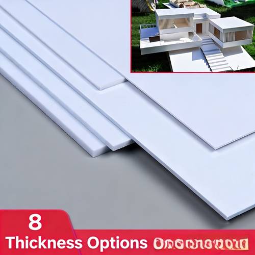 1pc white pvc xf board advertising decoration handmade diy sheet multiple thickness options