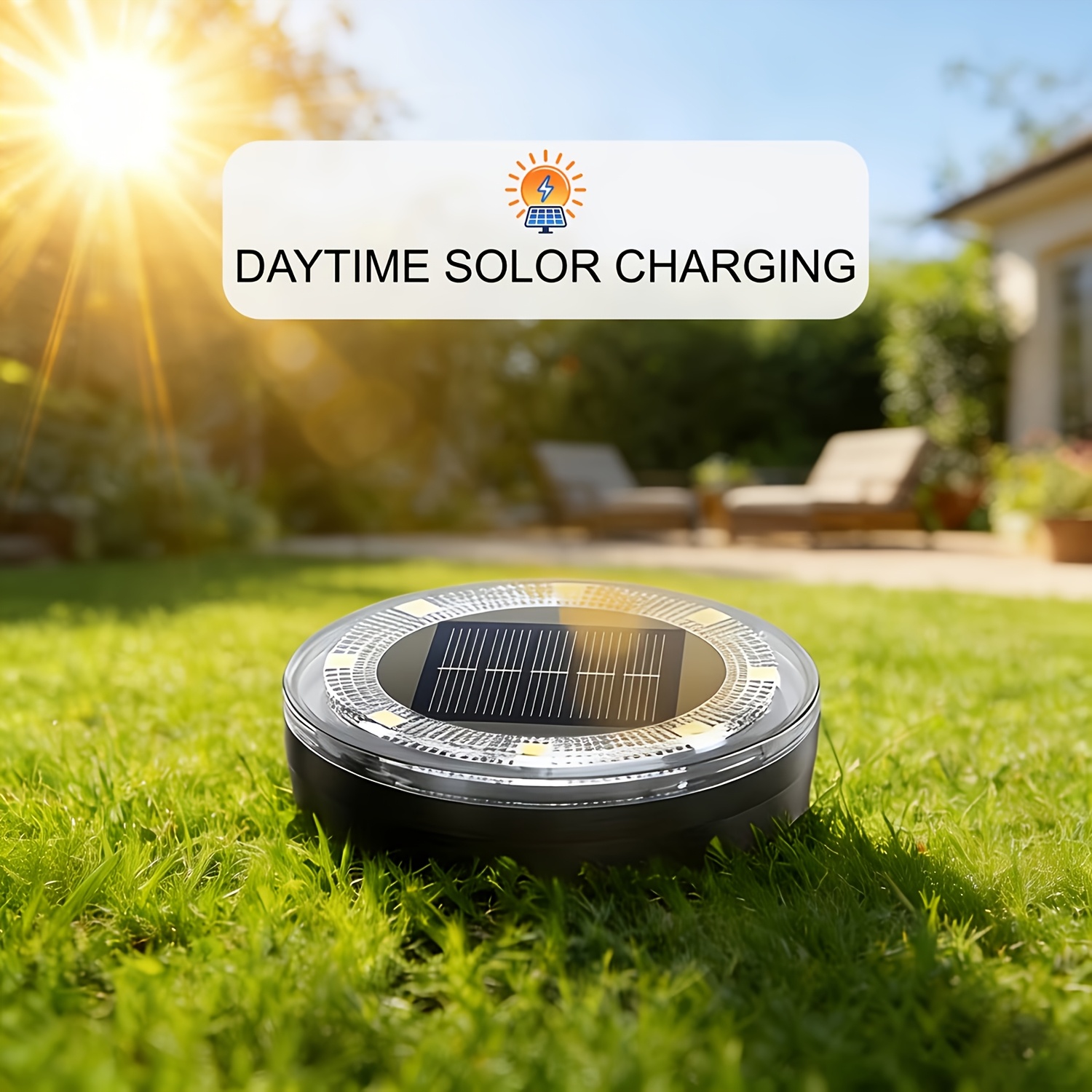 56LED 40LED Lumini Solare de Sol, Set de 7/5 Lumini Solare pentru Statui, IP44 Lumini Decorative de Exterior, Iluminare LED Plată Modernizată pentru Peisaj, Potrivite pentru Alei Exterioare, Grădini, Curți și Alee