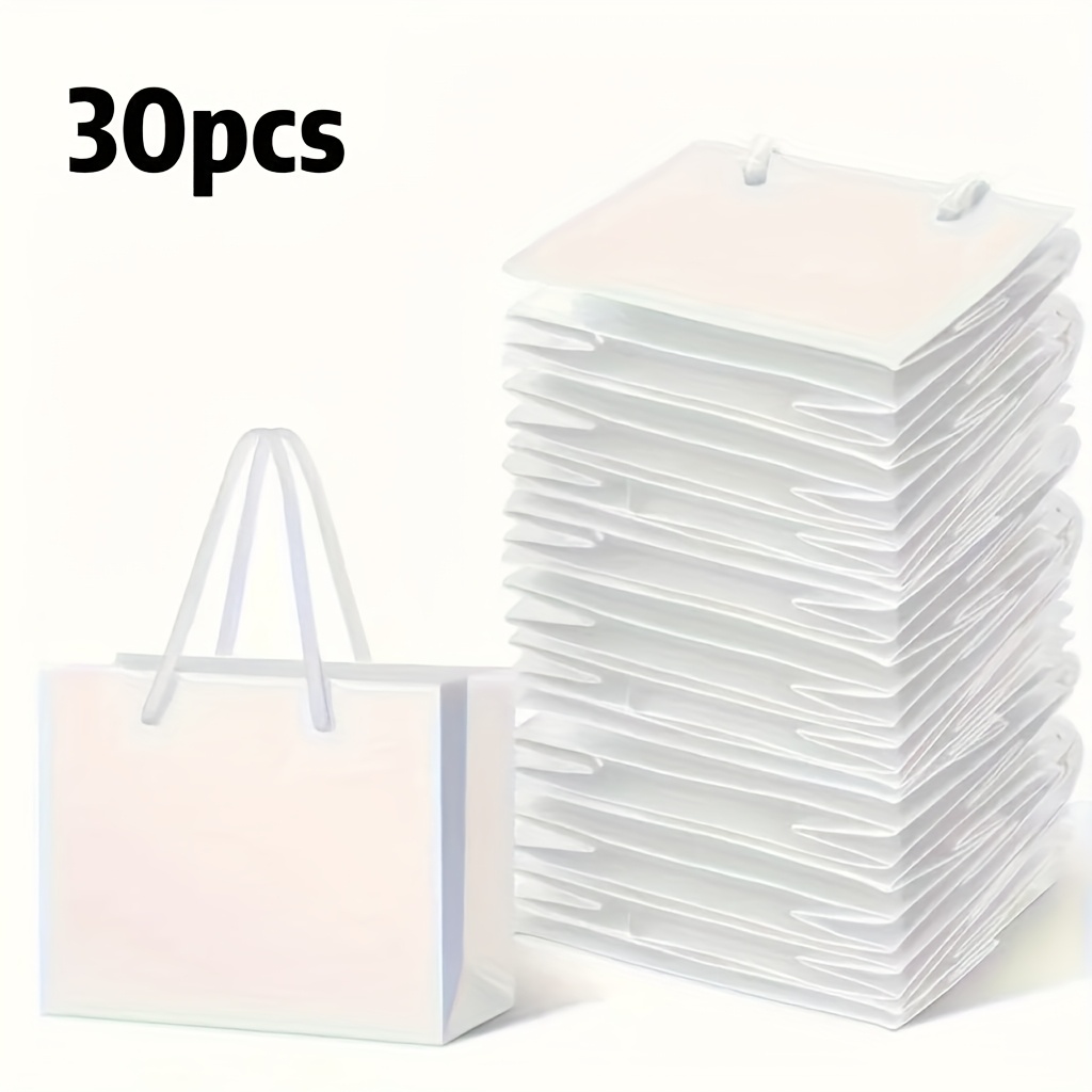 Image of 10/30/50 Gift Bags With Handles, 4.7" X 2.36" X 3.94", Paper Solid Color Party Favor Bags For Weddings, Kids' Parties & Birthday Gifts,christmas,halloween