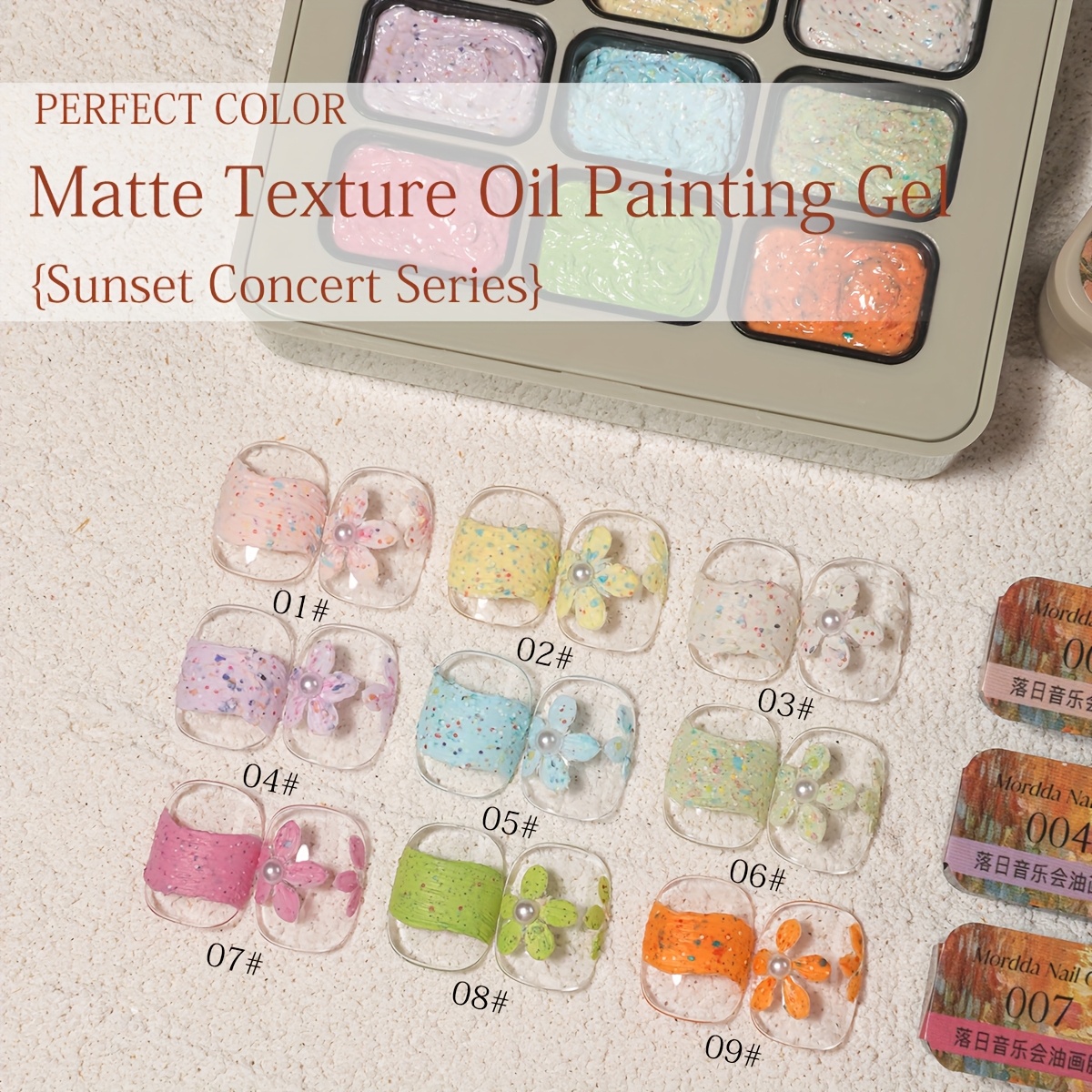 TEMU 2025 Spring Nail Lacquer Durable Long-lasting Gradient Effect Nail Art Gift Nail