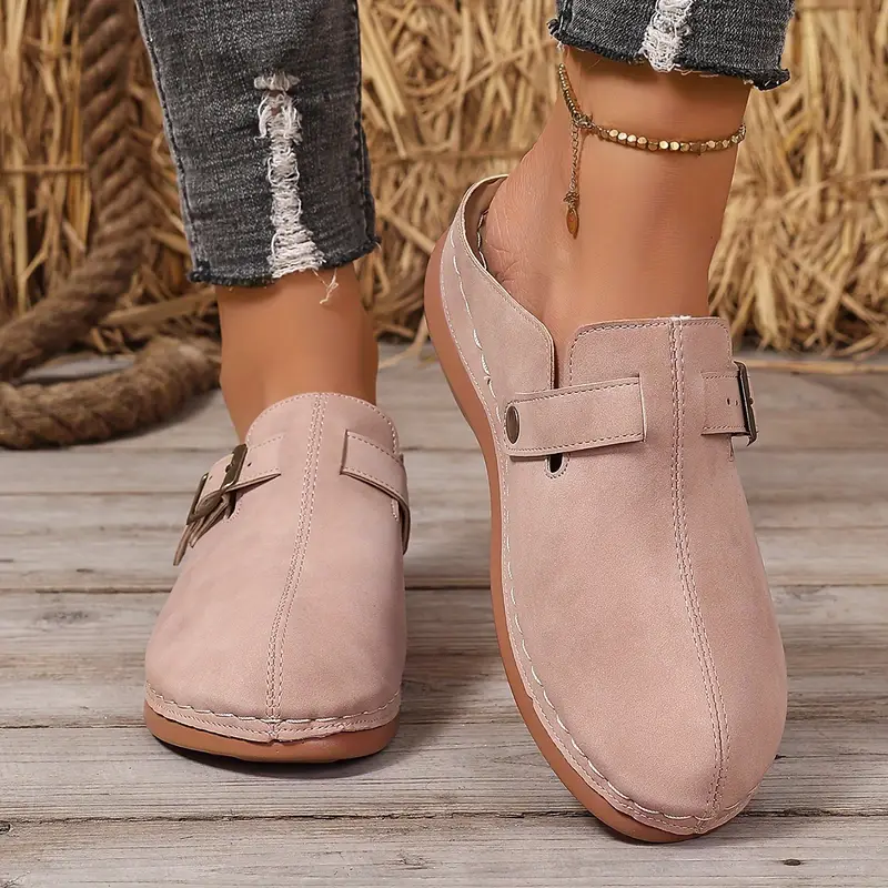 1 pair womens heel platform sandals solid color pu round toe closure polyurethane upper insole man made materials clean only details 2