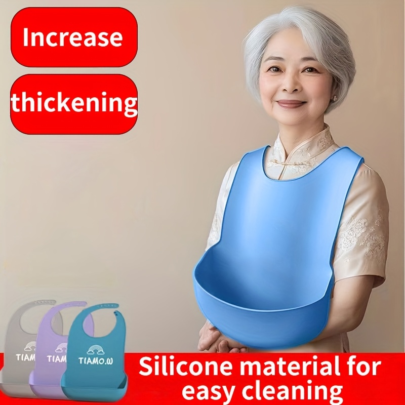 TEMU Adult Bib, Elderly Food Bib, 3d Food Bib, Food Bib