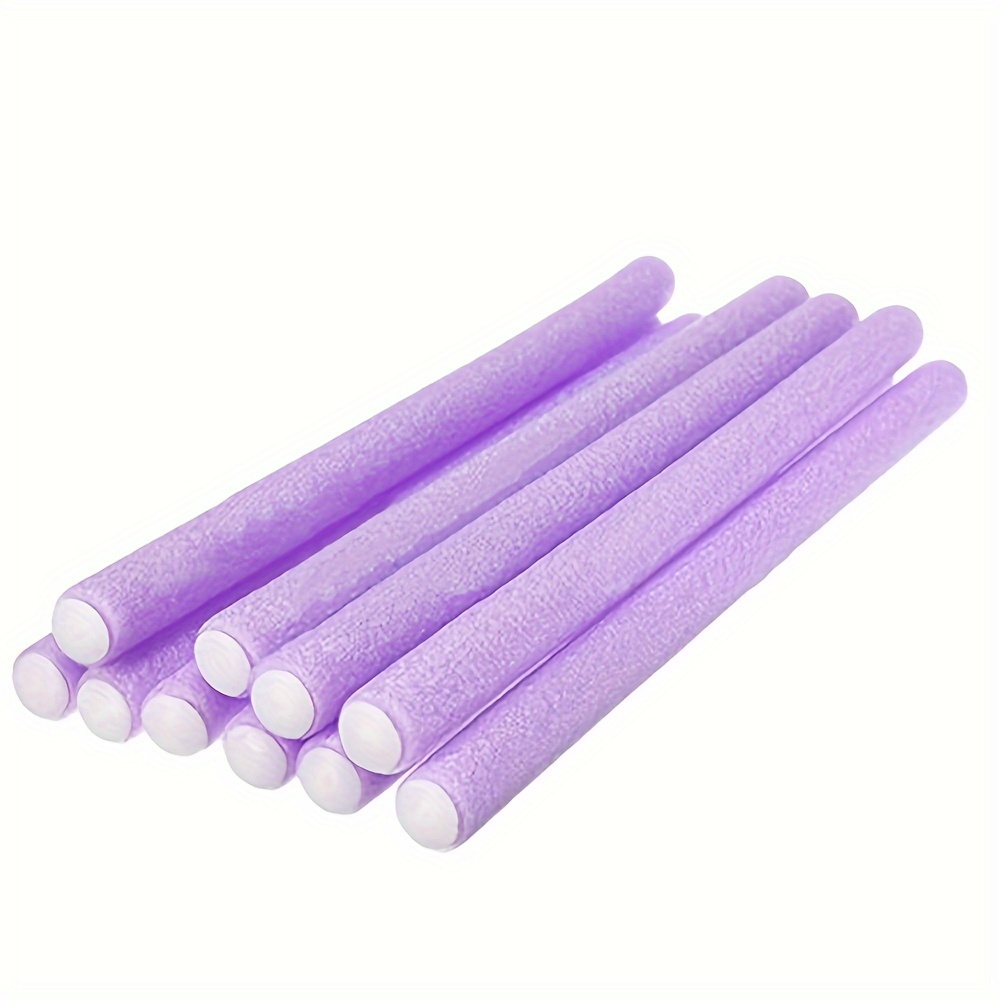 TEMU 10pcs Universal Perm Curling Bar Hair Curling Stick Colorful Sponge Curling Iron Pearl Eva Curling Iron