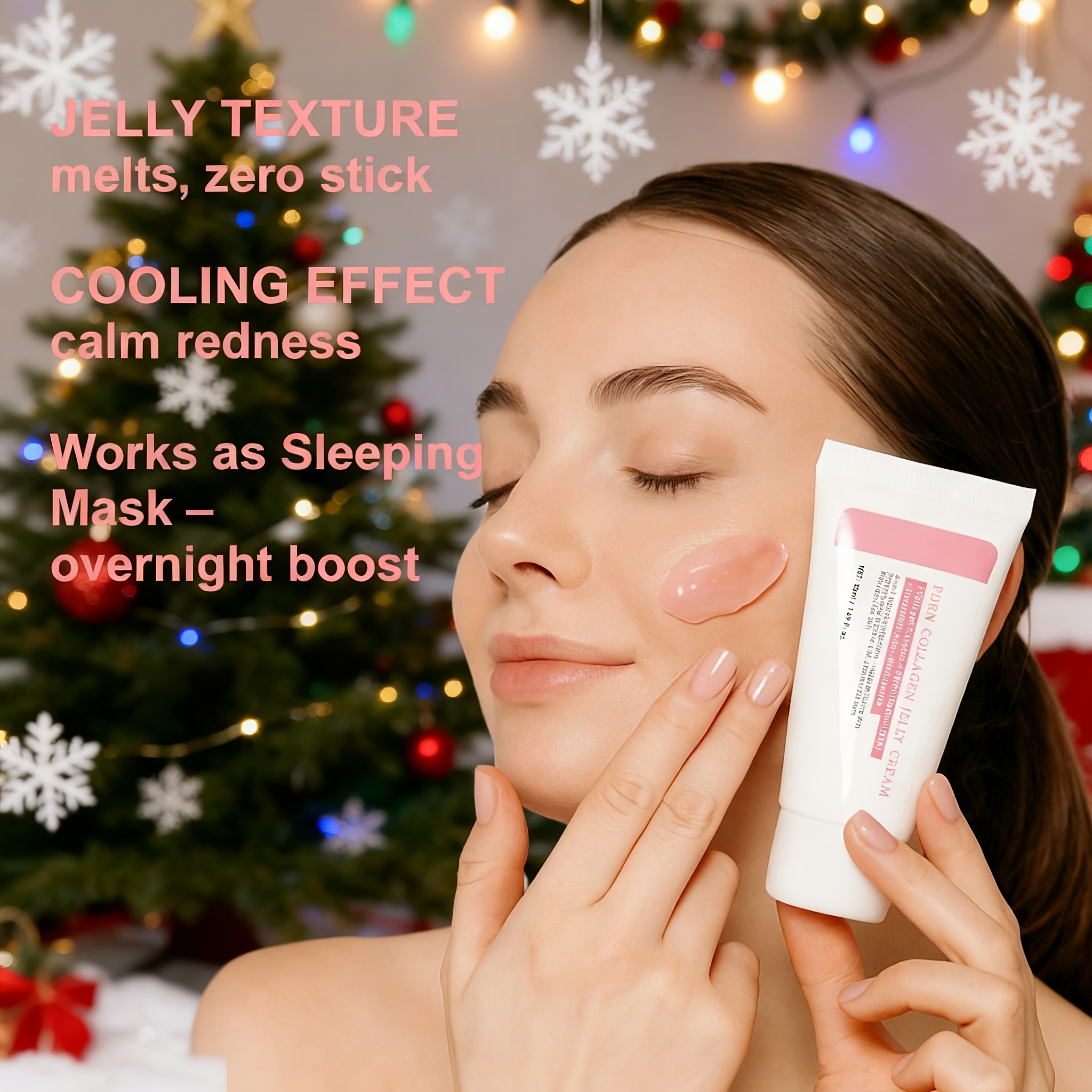 Image of The Collagen Jelly Cream Provides Long-lasting Hydration But Reduce The Of , Making The Skin Look Tighter And More