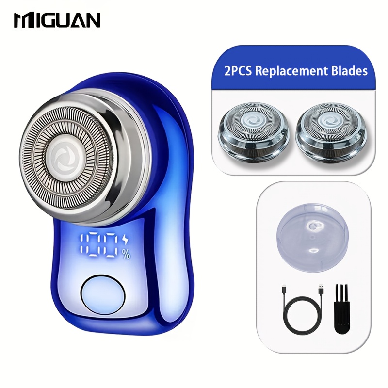 mens mini electric shaver with   display pocket type razor portable capsule shaver for travel great for outing   use