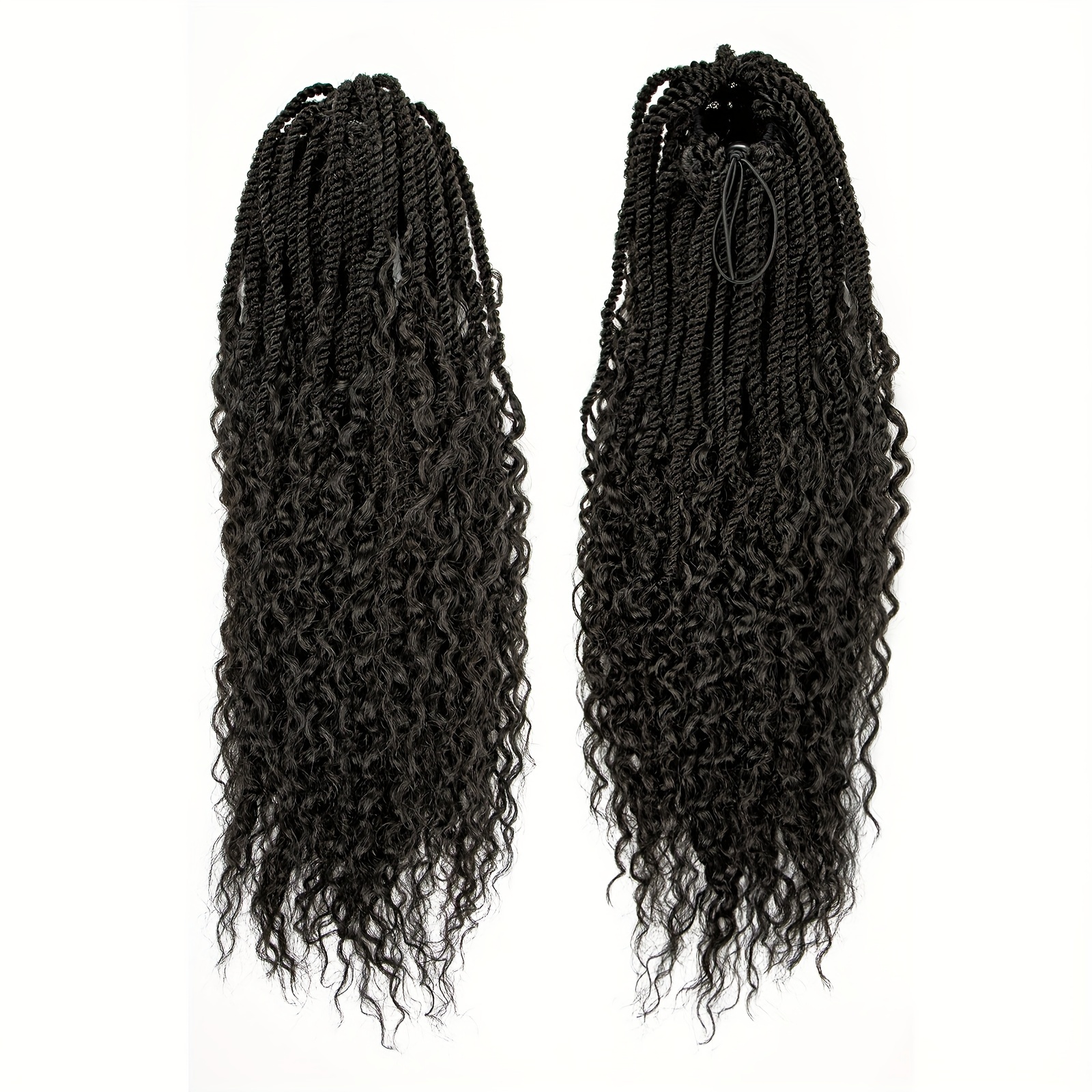 elegant synthetic braided ponytail extension for women versatile hair accessory suitable for   tones details 6