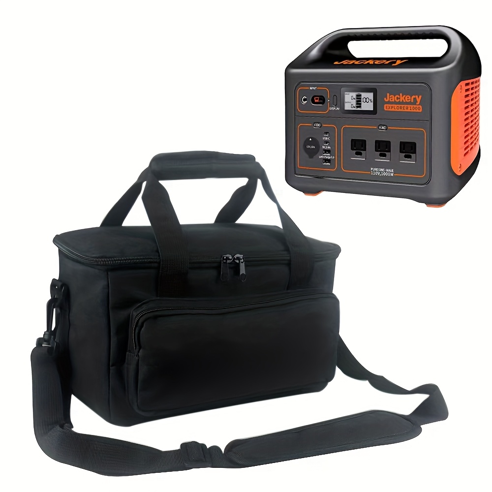 TEMU Portable Outdoor Power Bank Case With Crossbody/handheld Carry Bag - Heavy-duty For Power Banks, Shockproof Travel Storage For Smartphones &