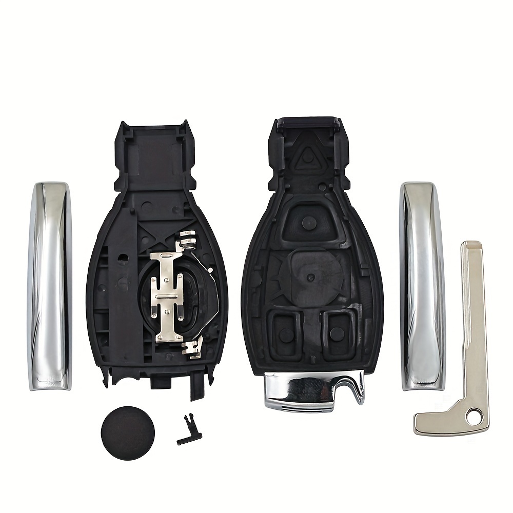 Mercedes Schlüsselgehäuse 3 Tasten Ersatz - Kompatibel Mit A,B,C,E,M,S Klasse 1997-2008