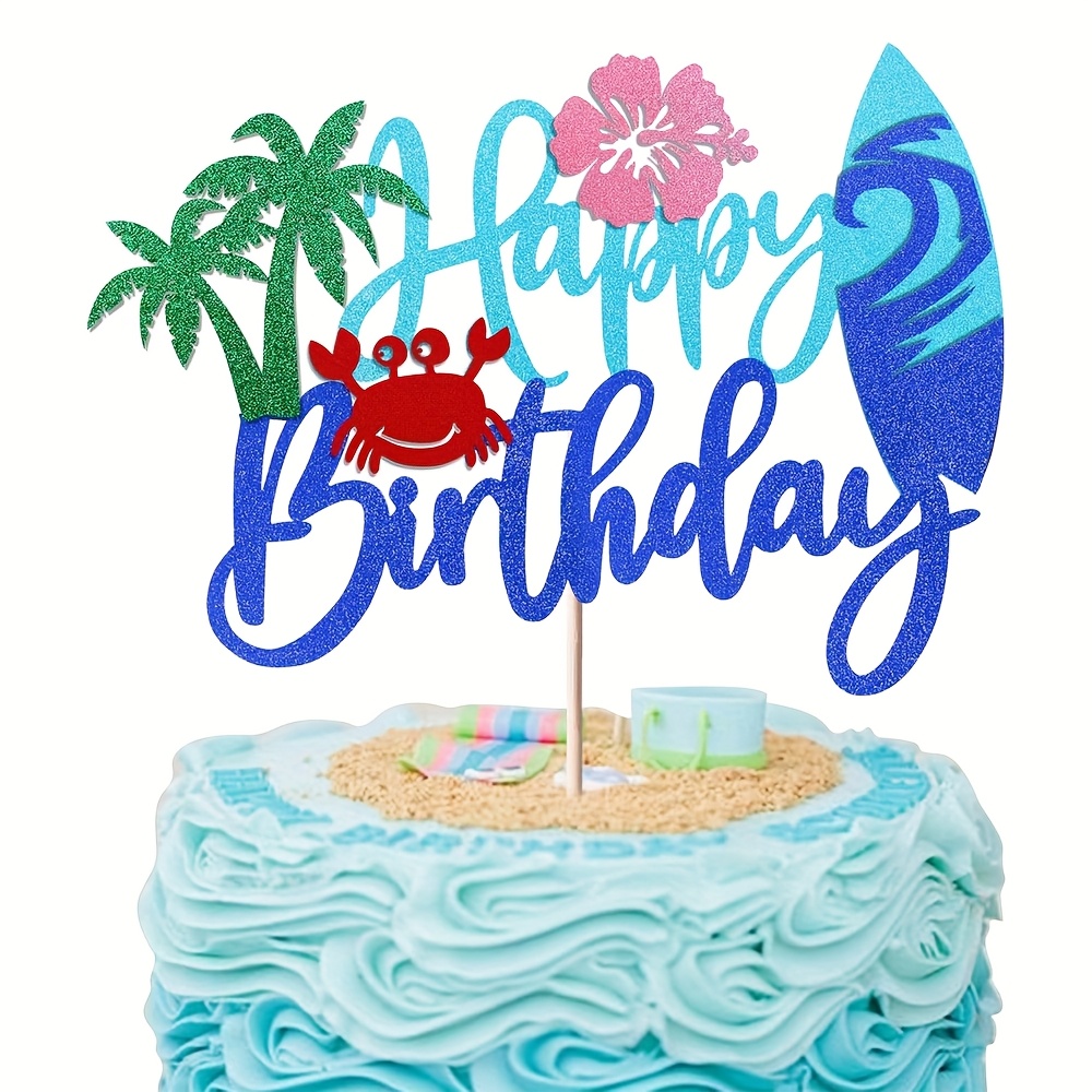 Ozean Theme Cupcake Toppers Set – Bunte Deko Für Kindergeburtstag & Party