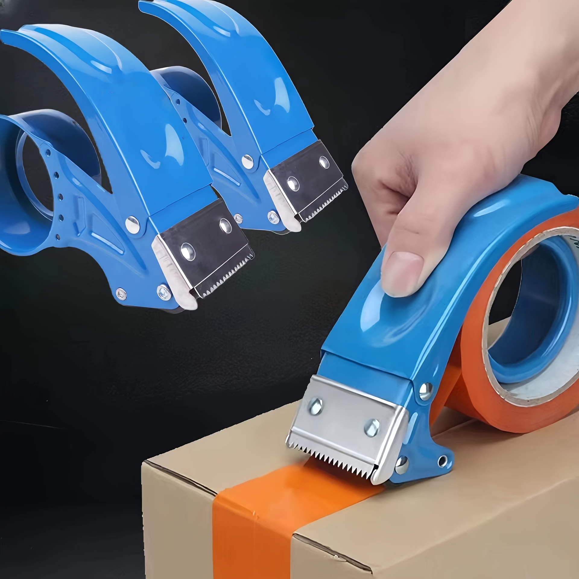 TEMU Heavy-duty Metal Tape Dispenser - Perfect For Packaging, Office & Home Use