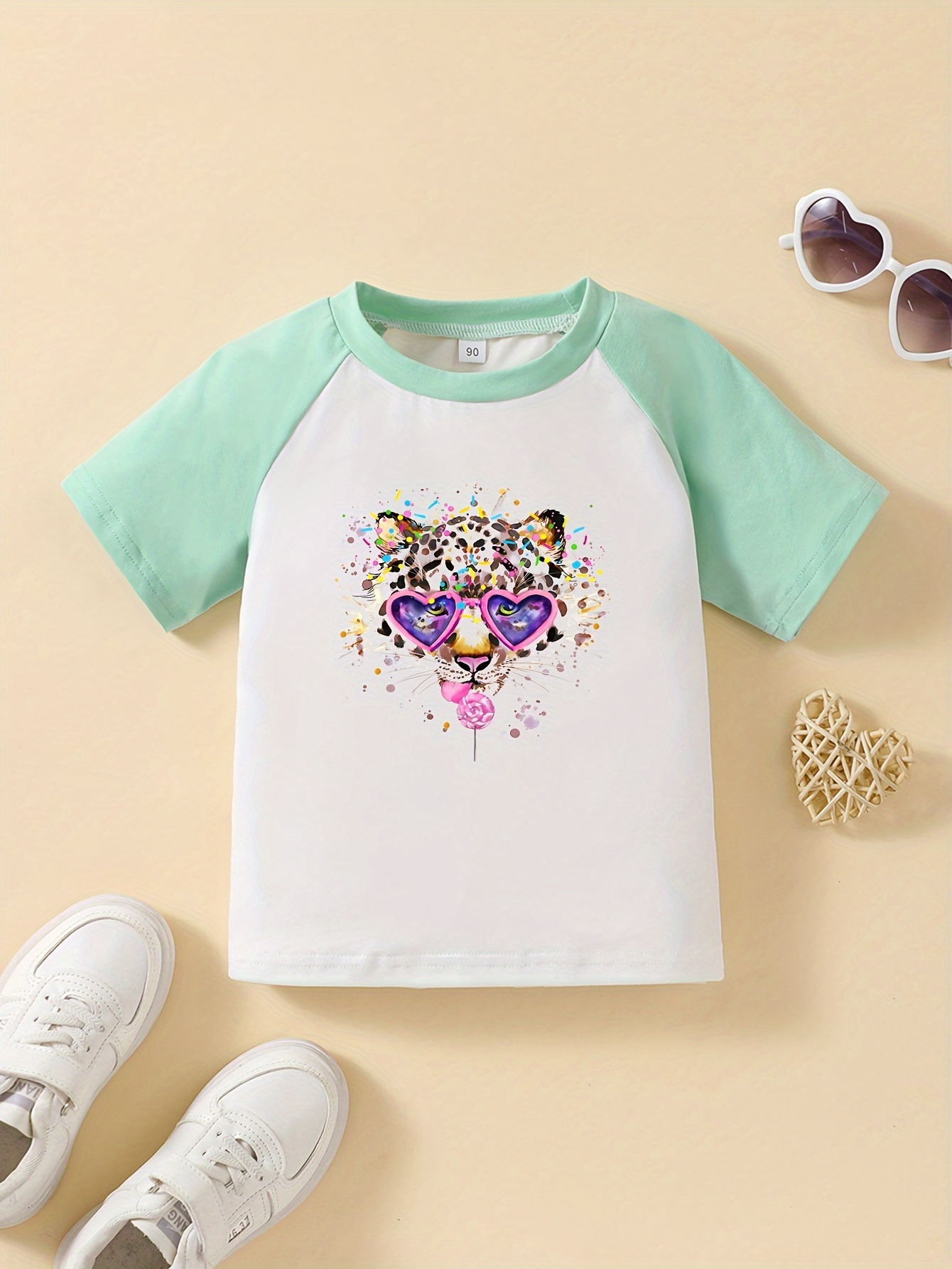 Camisetas Para Niñas De Años Camiseta Básica Para Niñas Manga