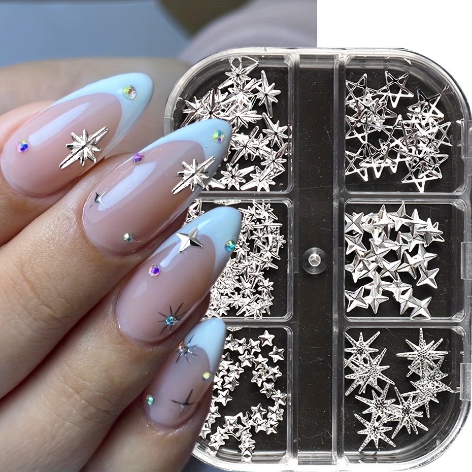 Moon rod nail parts Set 8P ♥︎·₊ Moon rod nail parts Set 8P