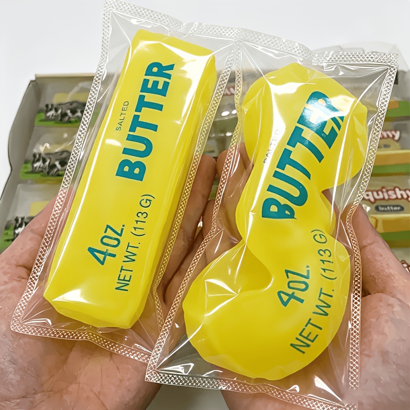 simple dimple fidget toy   butter stick toy cheese toy plastic creativity toy party and birthday gift cheap toy slow rebound toy halloween christmas gift random color