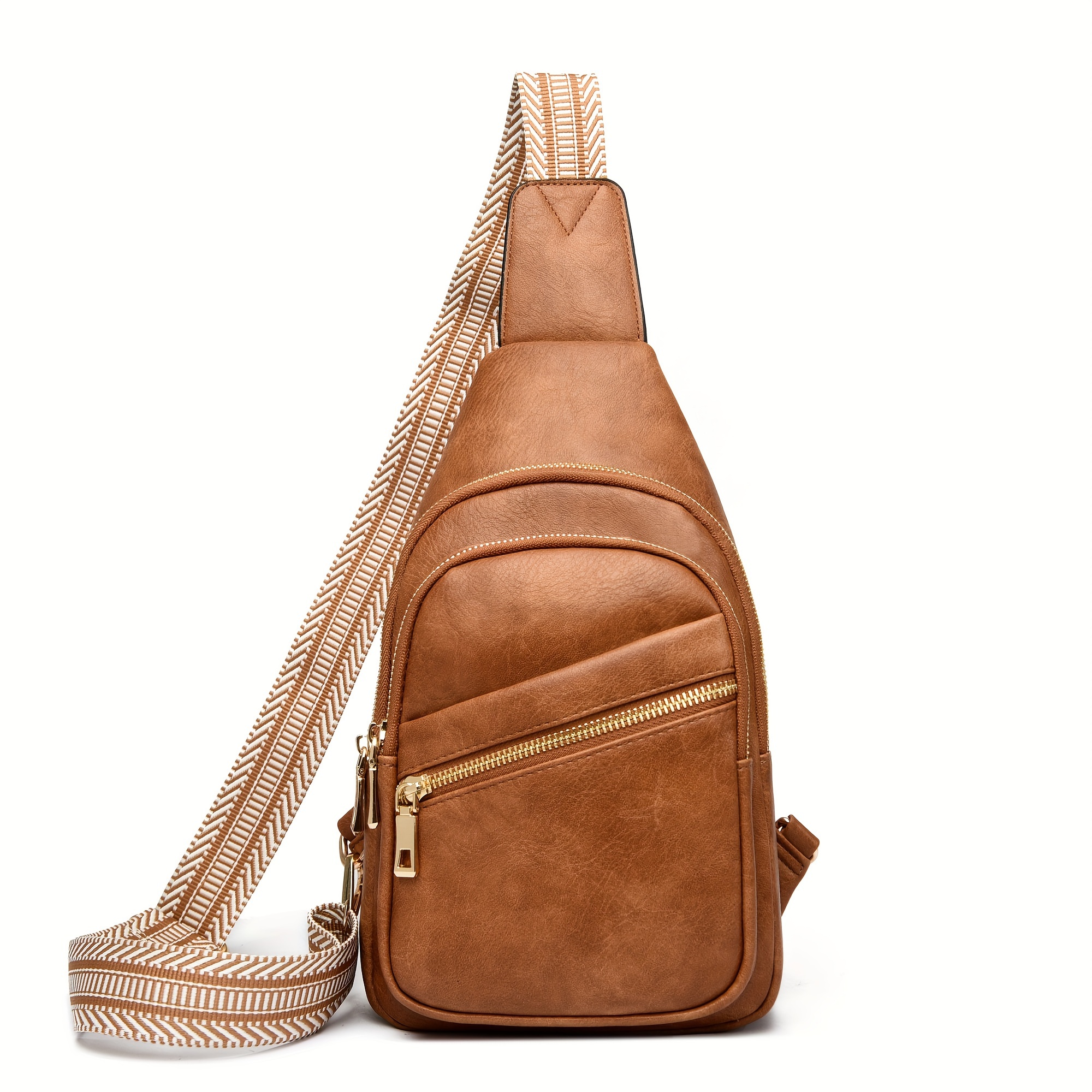 

Women' Design Crossbody Sling Bag With Adjustable Strap, Small Shoulder Purse, Sports Style Chest Bag, Ideal For Hiking And Travel, Phone & Essentials Storage