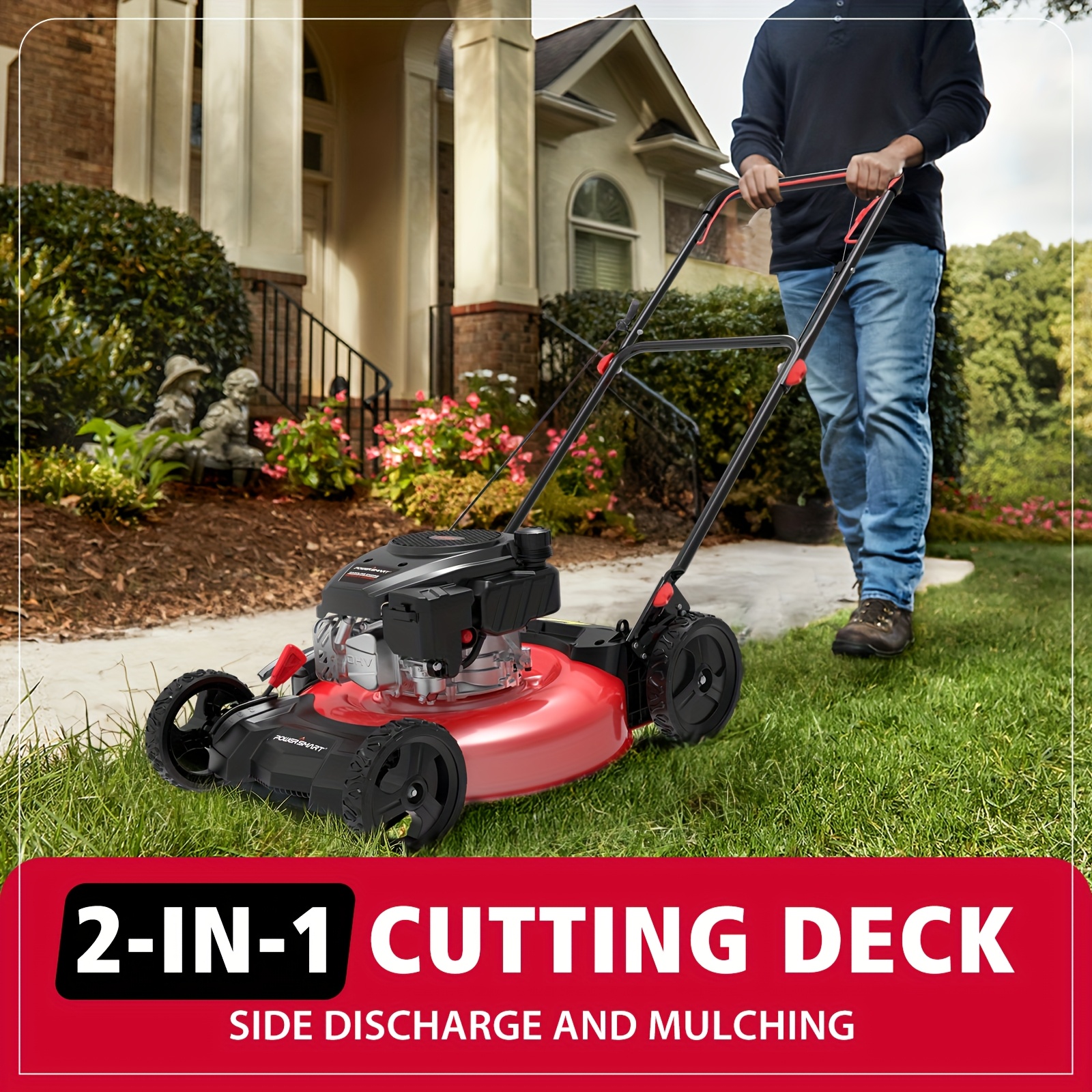 PowerSmart Gas Engine Lawn Mower - User Operated