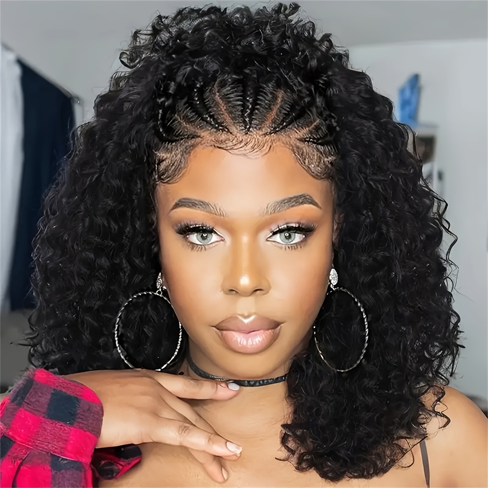 Bob Wig Made From Human Hair With 180% Density, Featuring Texture And A Lace Front Design. This Pre-plucked 13x4 Hd Lace Frontal Wig Is Suitable For Women And In Color