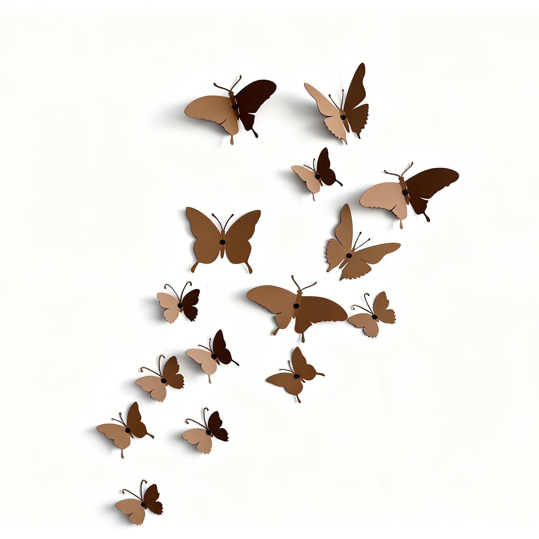 Image of 【3d】 [3d] Keep Spring On The Wall 15pcs Exquisite Decorations, For Outdoor Gardens And Fences! Windproof And Rust-resistant, Making Your Yard Feel . Locked On Fences And Walls