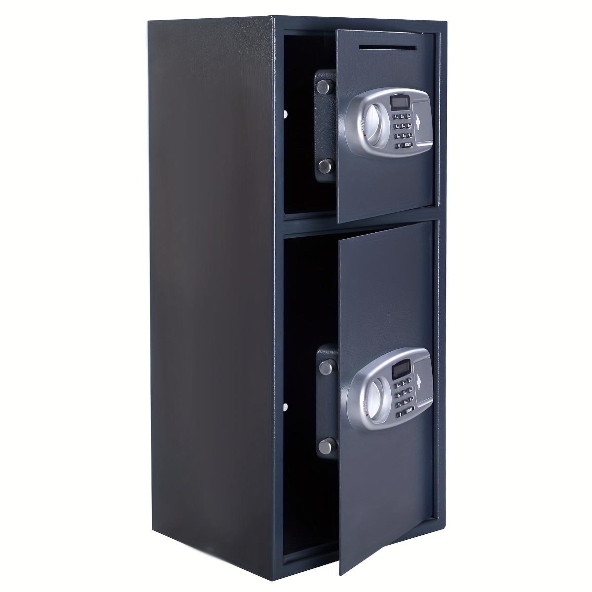 

Costway Double Door Digital Safe Depository Drop Box Safes Cash Office Security Lock