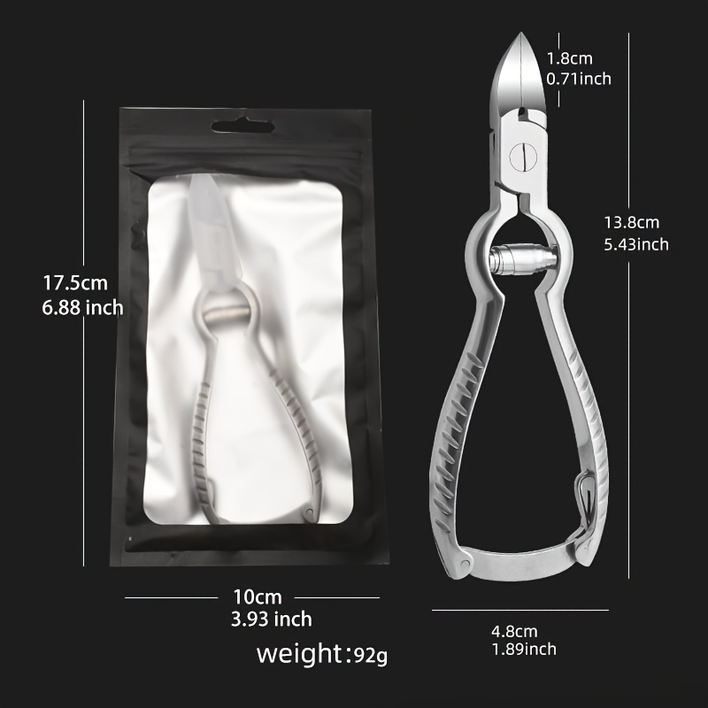TEMU Toe Nail Clippers, Professional Toe Nail Clippers, Suitable For Men And Women, Foot Care Nail Clippers, Beauty Tool Large Pliers
