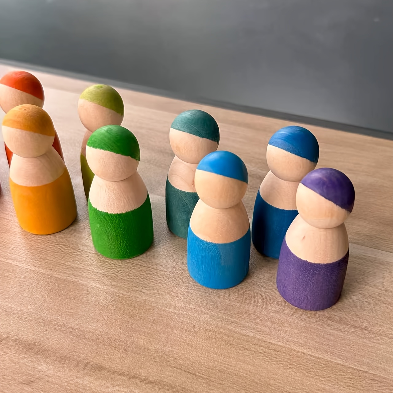 Multi-Color Doll Stacking Blocks for Fun Role-Playing