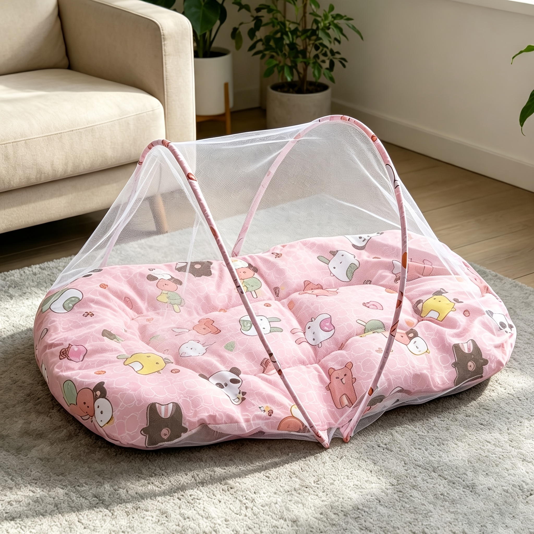 Child Playing in Tent