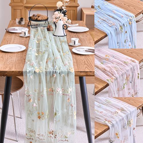 10ft tulle table runner for spring decorating your dining table during holidays weddings baby showers and birthdays