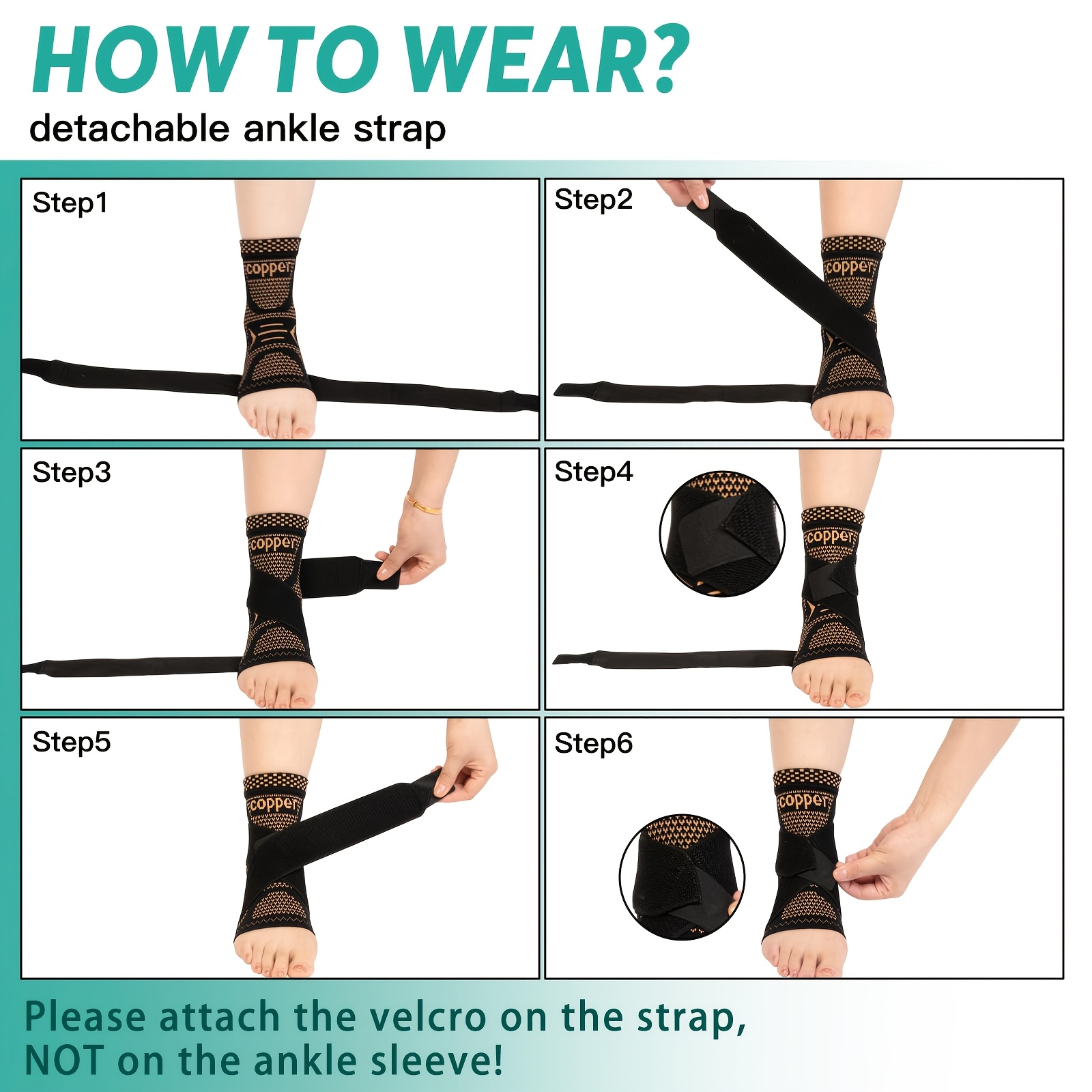 Adjustable Hook & Loop Closure