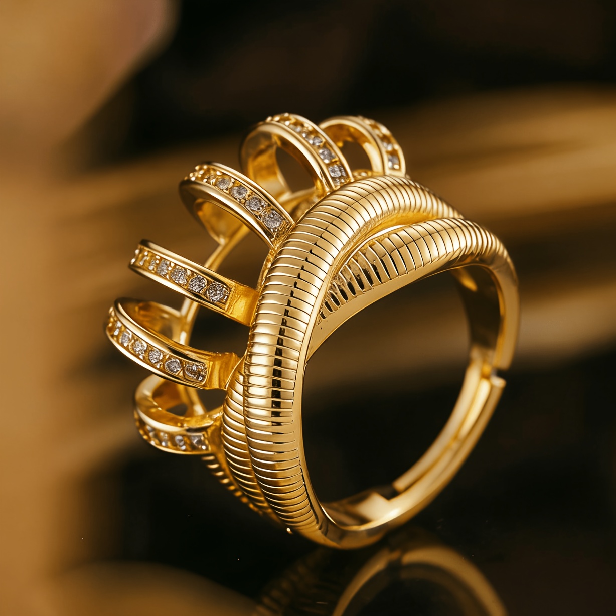 Elegant Luxurious Zirconia Ring for Women