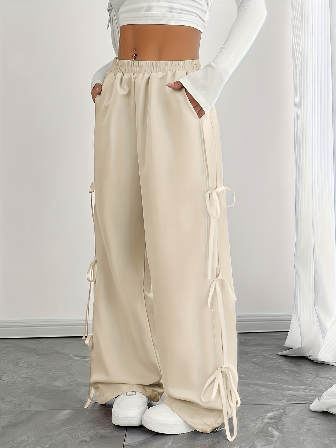 Pant Shop Fenty Puma Suspender Pants Detachable Palazzo Pants