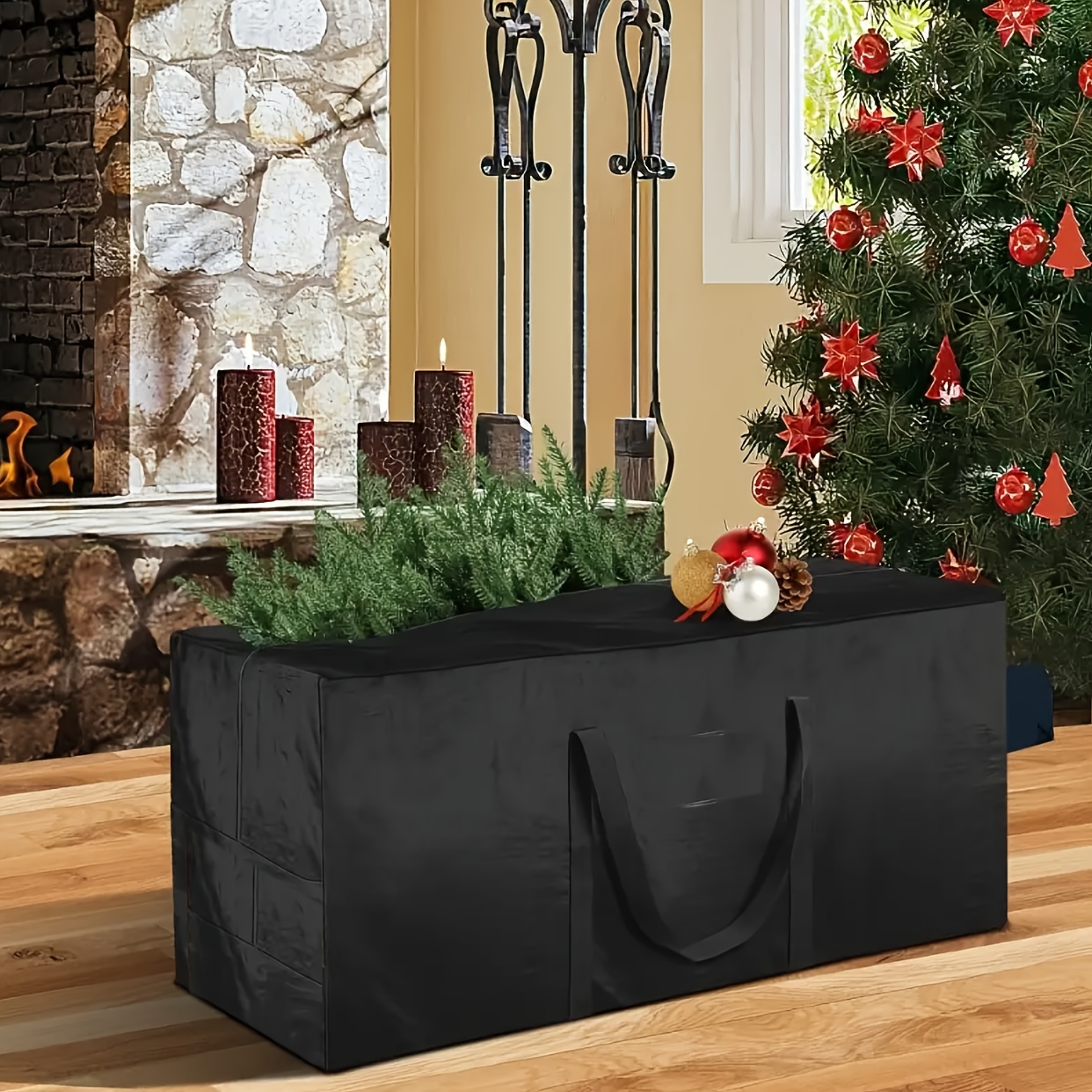 

A -end Christmas Tree Bag Luggage Bag - Suitable For Dismantling .5/9 Feet, Of Tear 600d Cloth, For Organization And