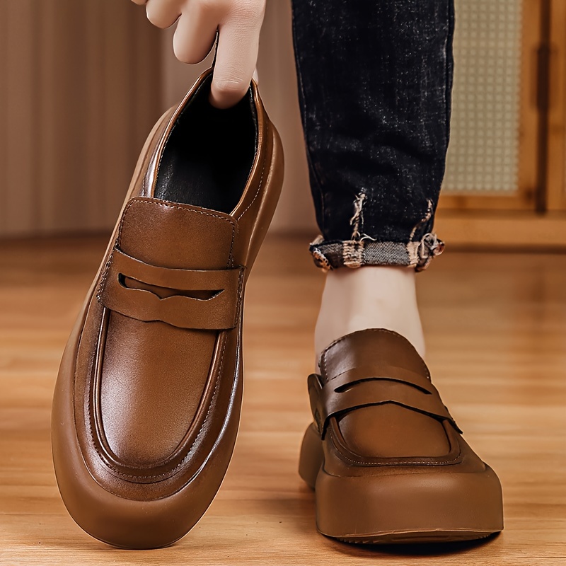 

Men's Classic Loafer Shoes: Retro, Fashionable, And Minimalist Design For All Seasons - Suitable For Casual And Outdoor Activities