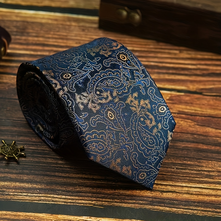 E-shop 1 Stück Paisley Blumenmuster Handgeknüpftes Herren-Halsband Geeignet für Street Casual Business Party