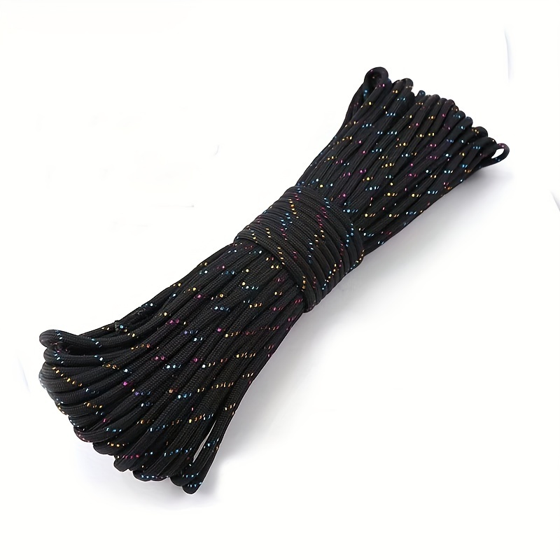 Temu – TEMU 50ft Outdoor 7-core 4mm Luminous Rope, Multi-functional Handcraft Weaving Cord, Suitable For Tents