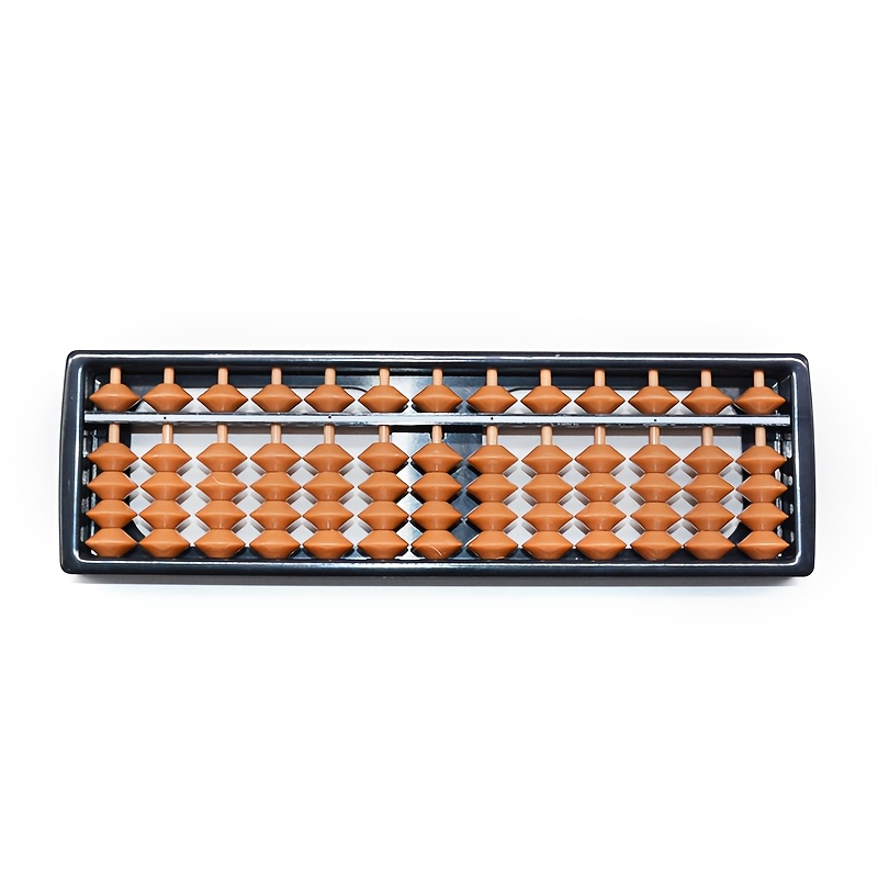 TEMU A Brown Abacus, A Standard Digital Abacus, And Professional 13-column And 17-column Abacus Calculators (functional And Educational Tools)