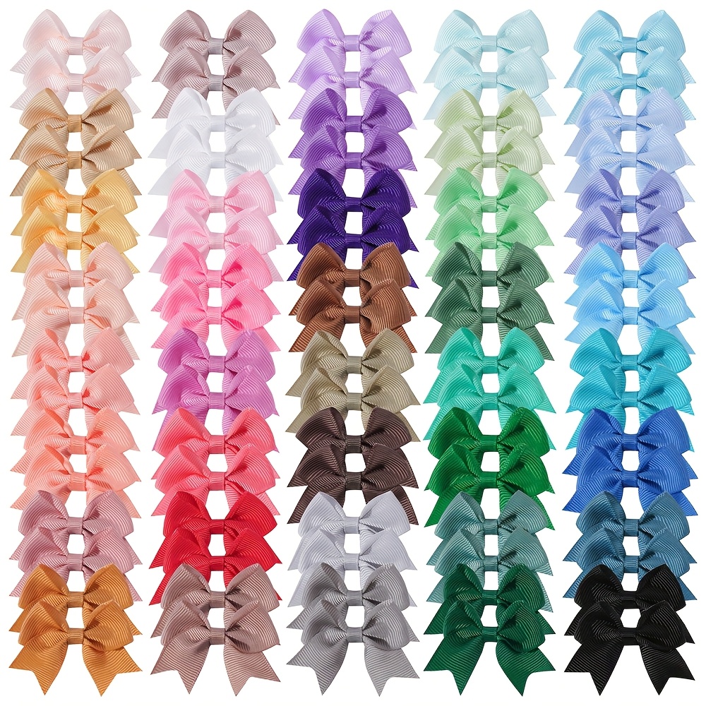 colorful bow hair clips for girls festival party hair additions teen girl dress up hair ornaments gift set assorted colors 12 20 40 60pcs