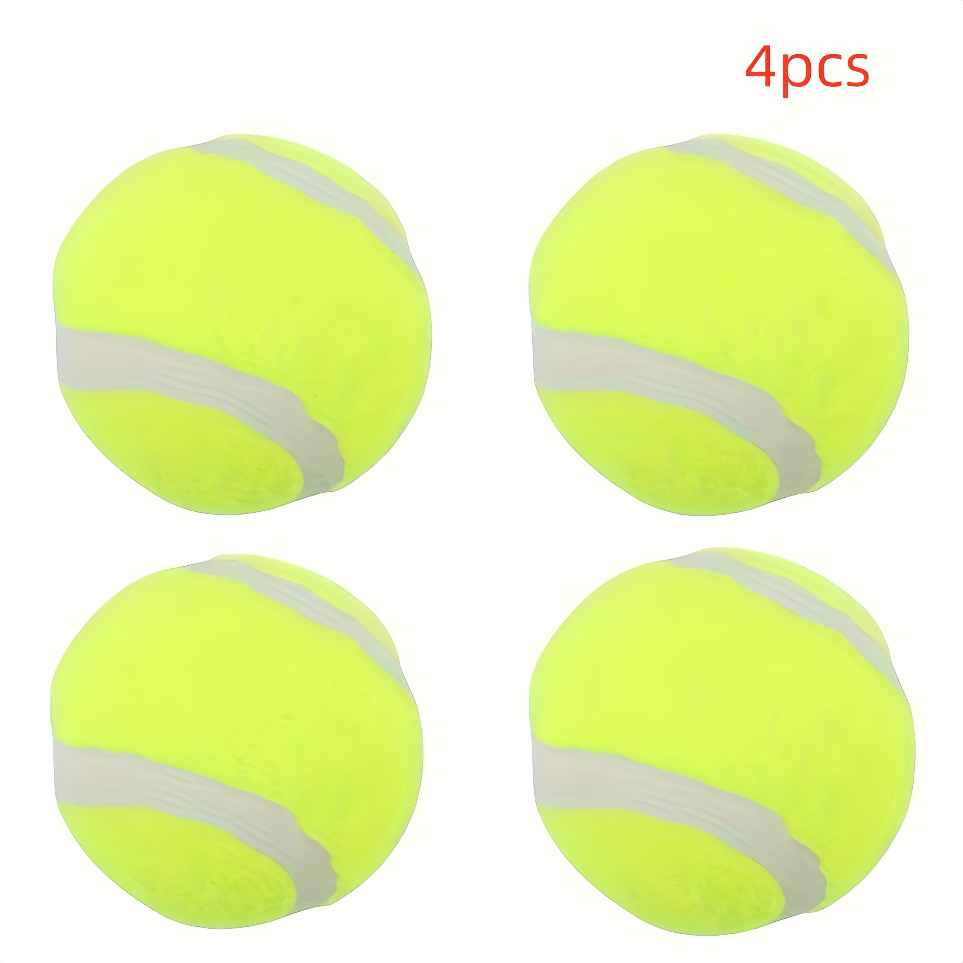 TEMU 4pcs Interactive Dog Tennis - 2.4