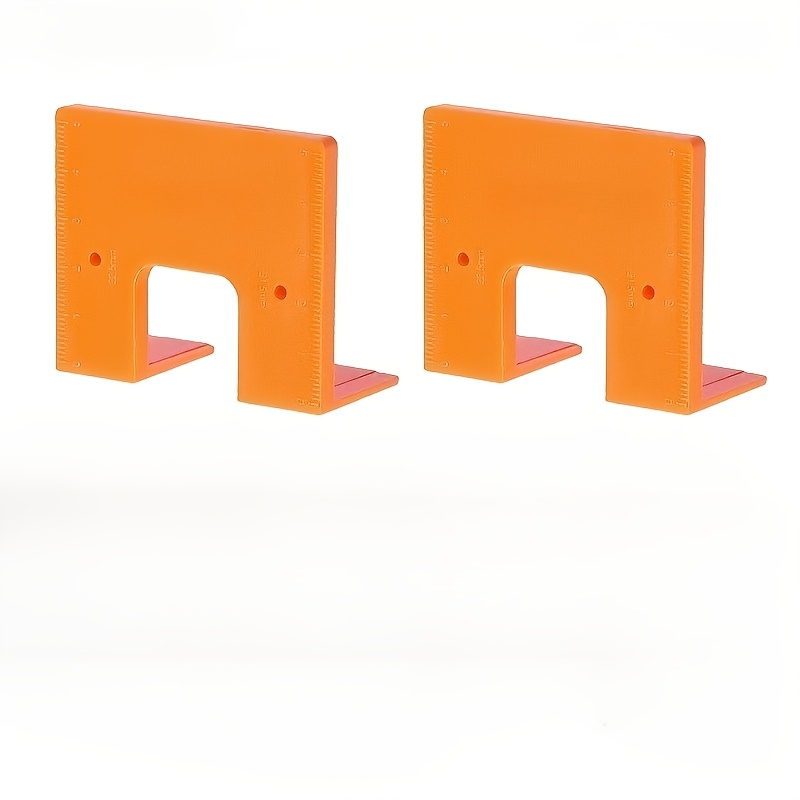 TEMU 2pcs Magnetic Quick Hinge Installation Fixing Plate, Free Of Adjustment Hinge Hole Positioning Tool, Suitable For And Professional Cabinet Door
