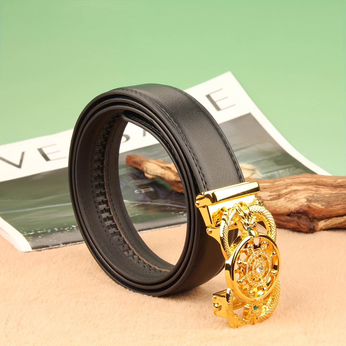 Double Loop Dragon 110 Long Automatic Bucket Strap Extended Men's Strap