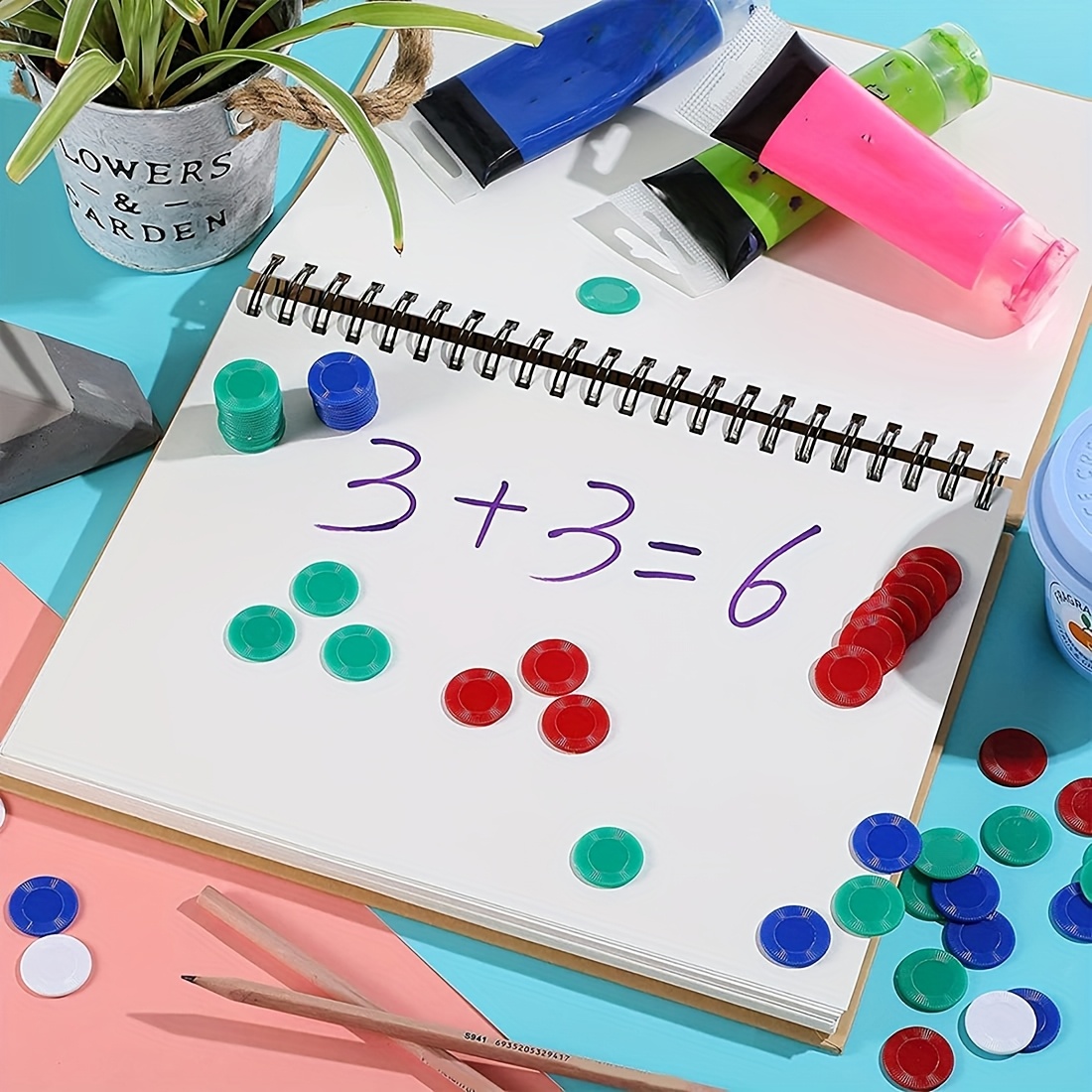 Durable PS Plastic Coin Set, 400pcs for Games