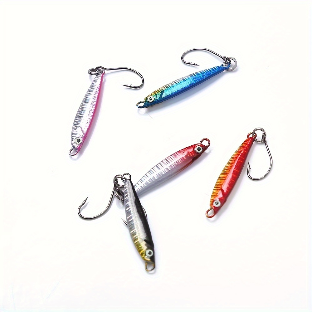 

5- Jig Lures, Mixed , Zinc Alloy , Sharp , , Painting, For , Bass, ,