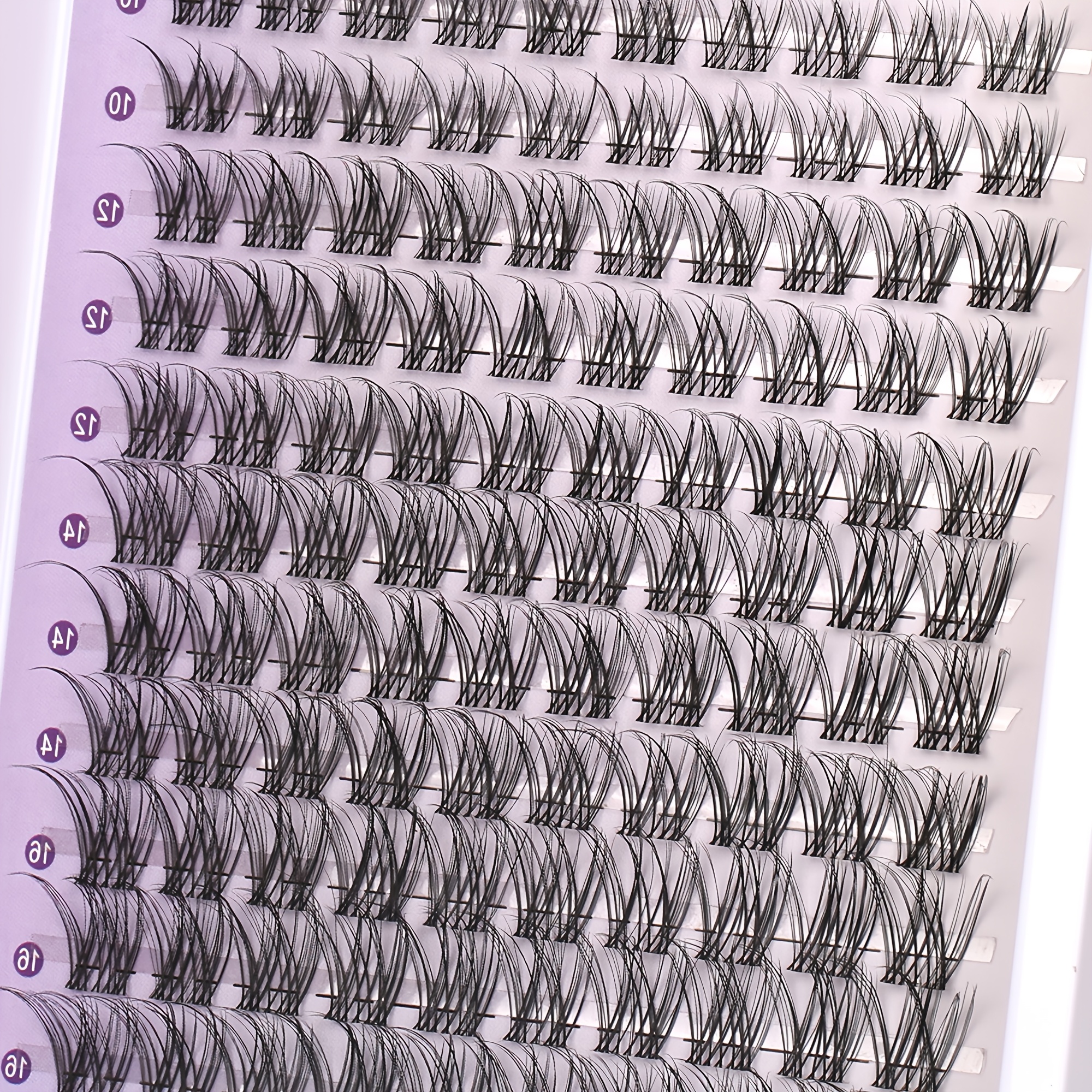 diy eyelash extensions transparent lashes 8 16mm reusable beginner friendly high quality hand made reusable eyelash extensions details 0