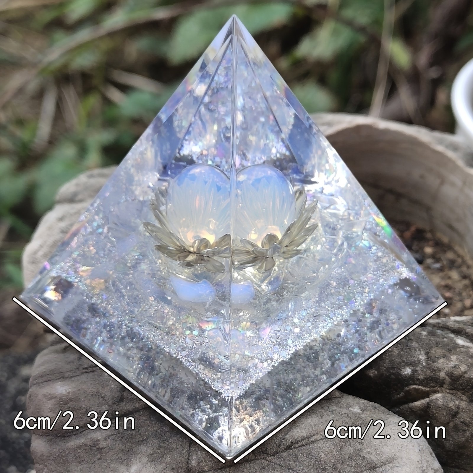 For Lotus Symbol Pyramid,ideal Gift, Unscented Solid Form