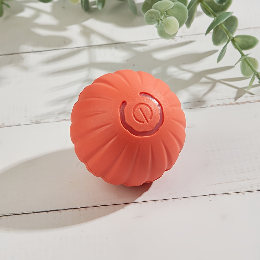 TEMU 1pc Automatic Rolling Ball Toy, Durable Dog Chew Ball Toy, Pet Grinding Toy, Gravity Jump Ball Toy, Dog Interactive Product, Large Interactive