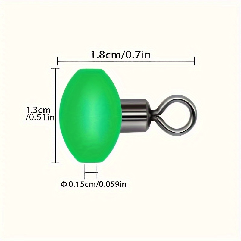 

10pcs -the- Swivels, 0.7" X 0.51", Pvc/ Steel Connectors