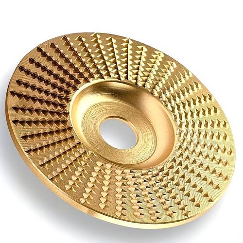 1pc 100mm outer diameter angle grinder sanding ratchet flat round golden woodworking tool material wood polishing wood grinding tool