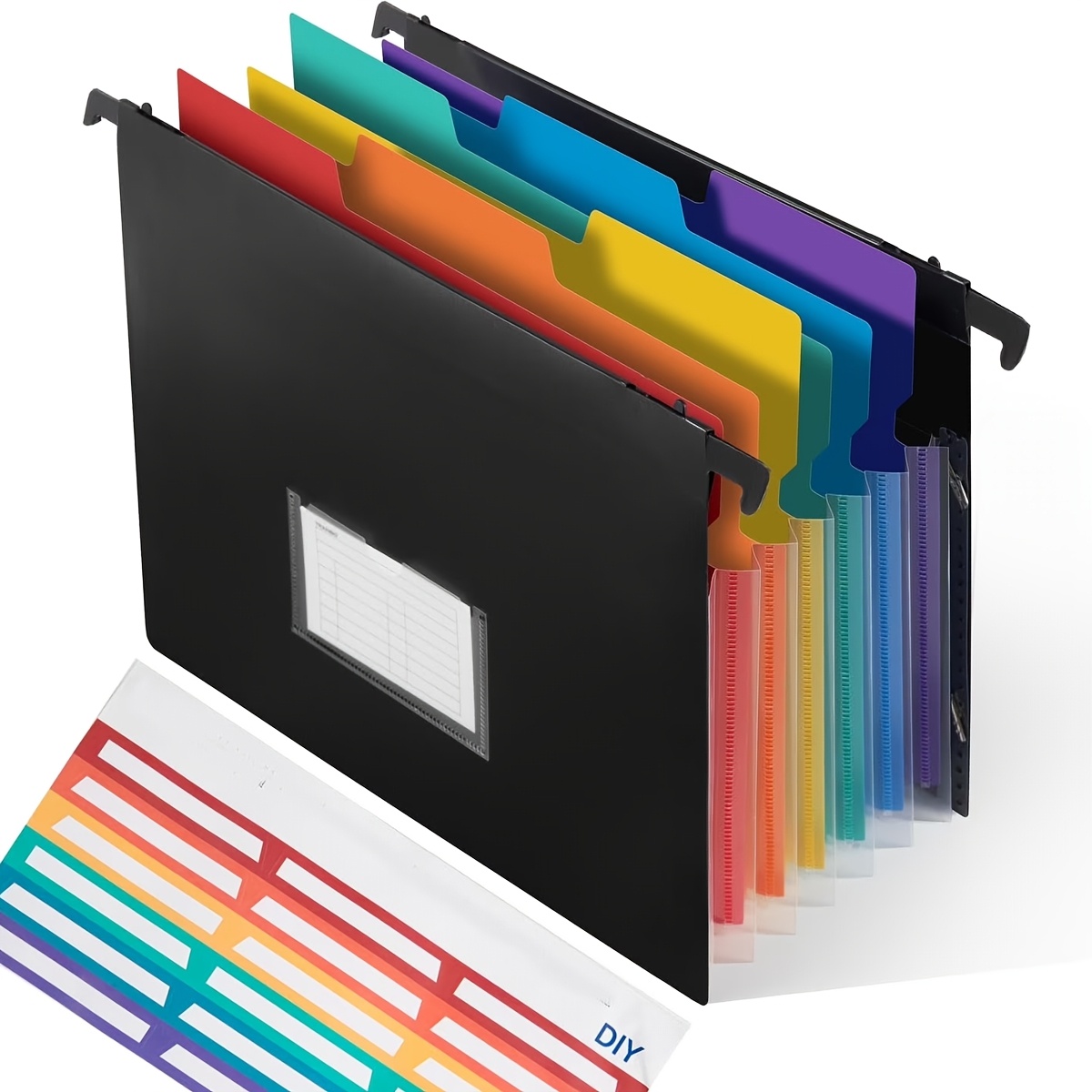 item picture expandable hanging folder for file cabinets   hanging accordion file organizer with retractable hooks