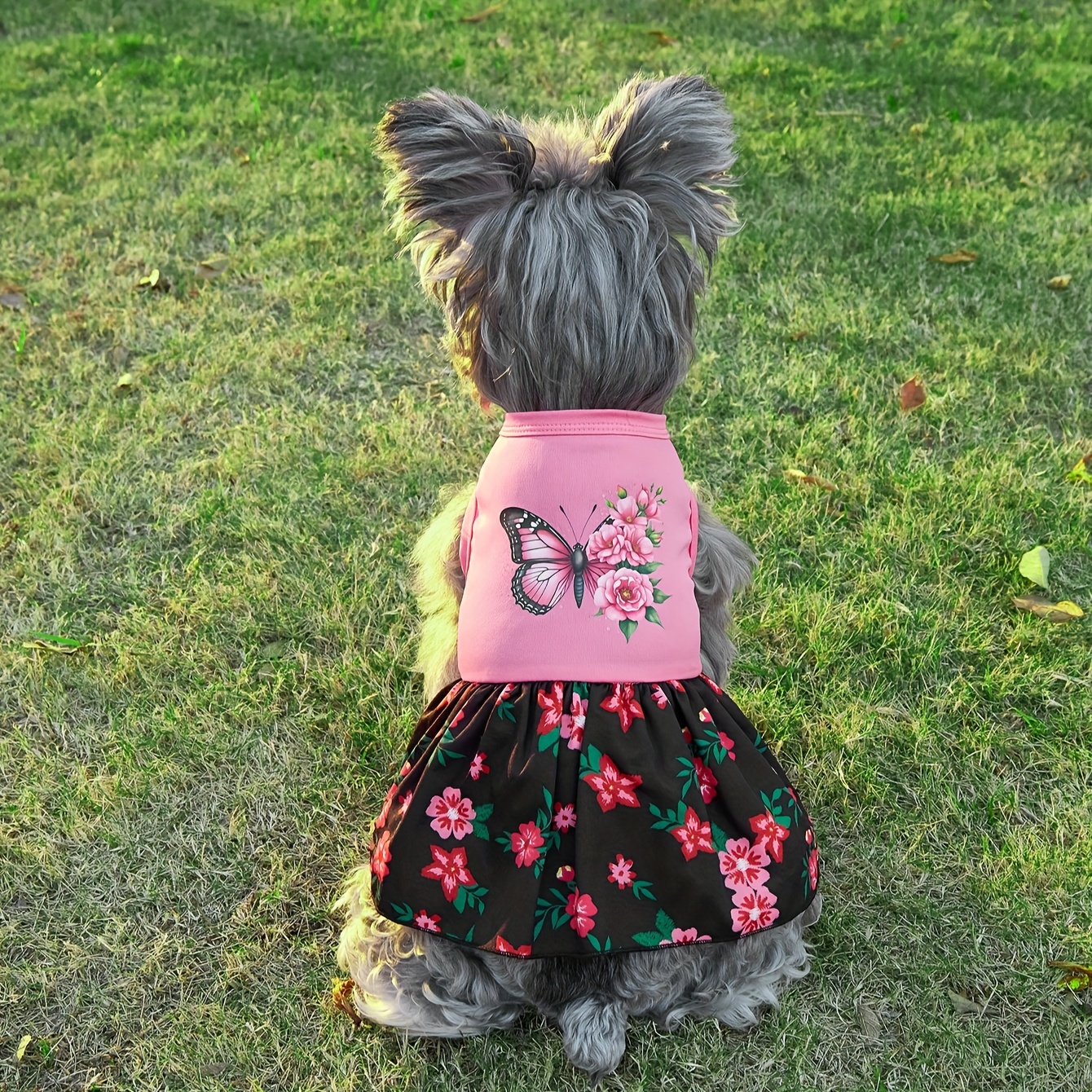 print bow decor cartoon pattern pet dress puppy wedding - Temu Kuwait