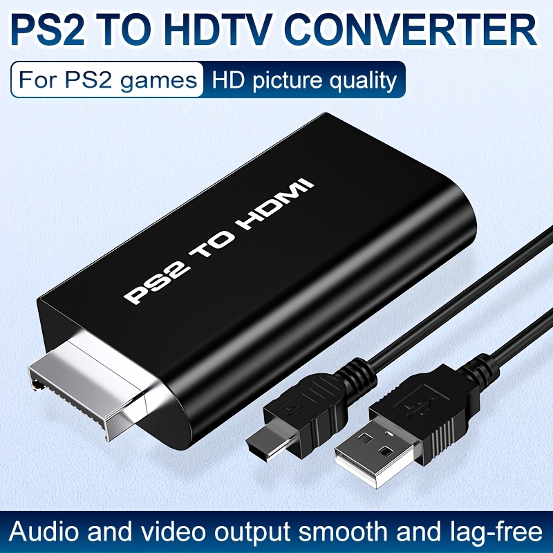 PS2 към hdTV конвертор PS2 към hdTV видео адаптер конзола за hd интерфейс аудио и видео адаптер