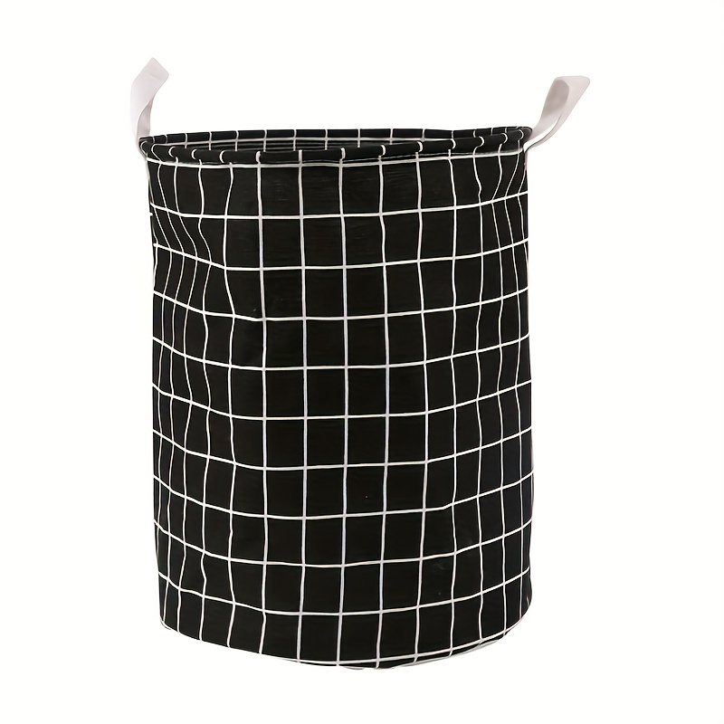 Round Dirty Clothes Basket Fabric Laundry Basket Portable - Temu