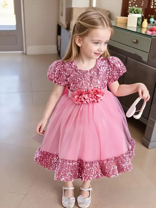 american princess pink dress Dress Up America Pink Princess Dress & Tiara Costume - Kids Girls